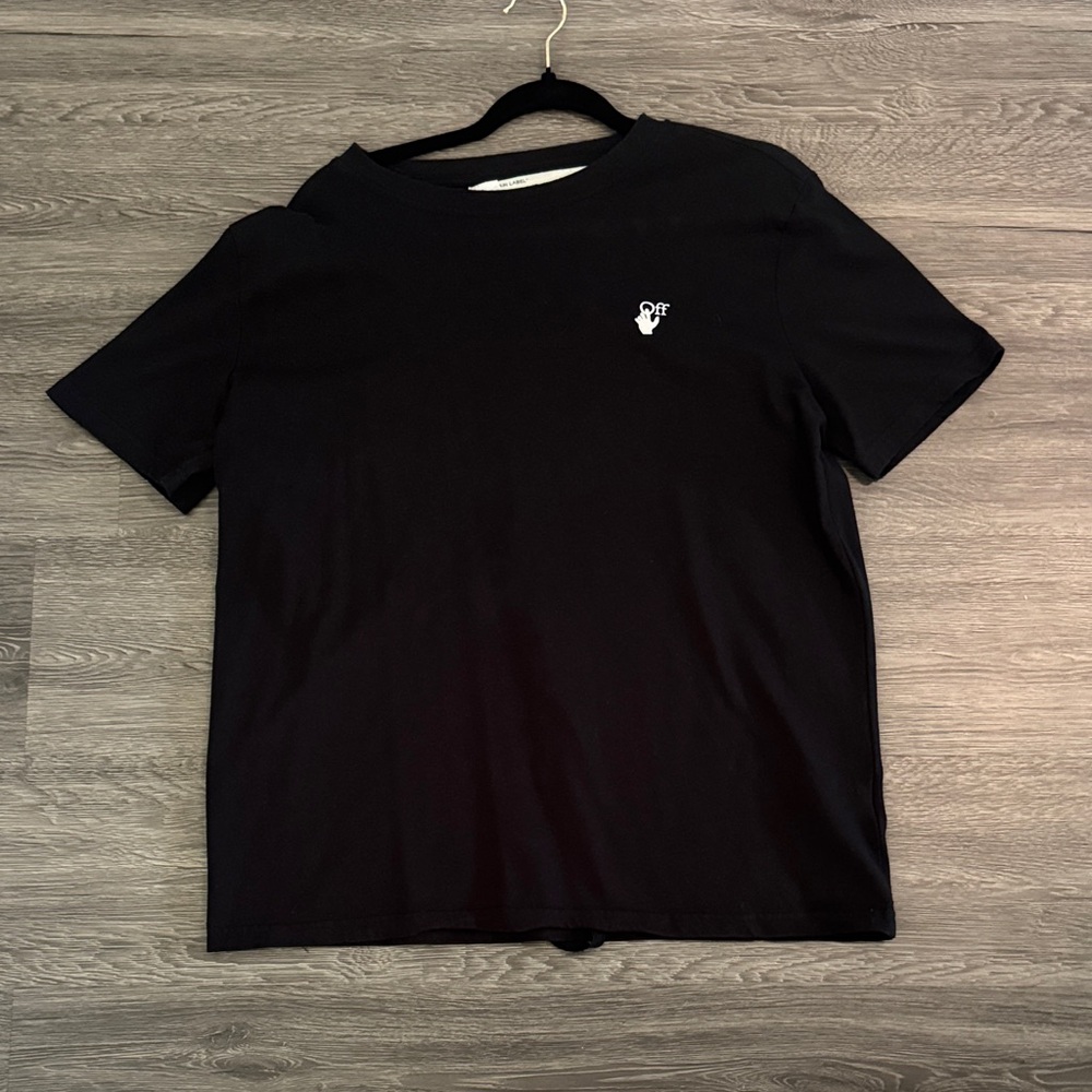 Off-White Black Short Sleeve Tee